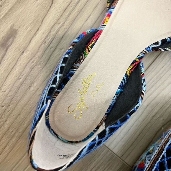 Seychelles Alina Women's Embroidered D'Orsay Flats Size 6 Multicolor - Picture 7 of 8